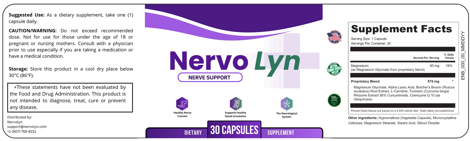 NervoLyn Ingredients